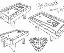 Image result for Pool Table Sketch