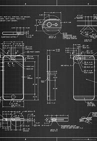 Image result for Blueprint of an iPhone 3D