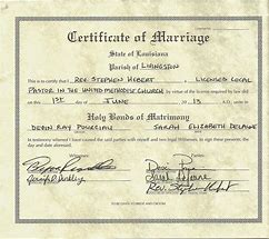 Image result for Kentucky Marriage Certificate