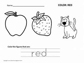 Image result for Red Outline Coloring Page