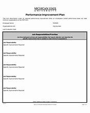 Image result for Workplace 30-Day Improvement Plan Template