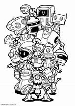 Image result for Robot Army Doodle
