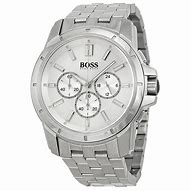 Image result for Hugo Boss Silver Watch