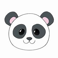 Image result for Panda Face Drawing