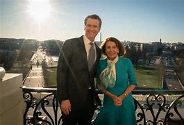 Image result for Gavin Newsom and Nancy Pelosi