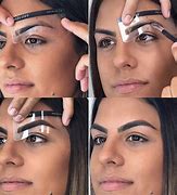 Image result for Eyebrow Stencil Before and After