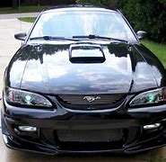 Image result for wrecked 1998 black mustang