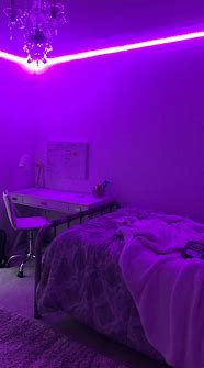Image result for Aesthetic LED Light Rooms Bedrooms