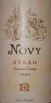 Image result for Novy Family Syrah Sonoma County