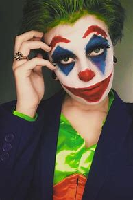 Image result for Scary Joker Makeup