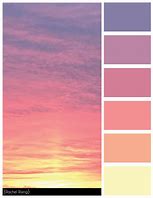 Image result for Wedding Colors Palette Sunset
