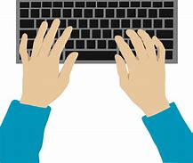 Image result for Hand Typing On Laptop Side View