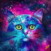 Image result for Purple Galaxy Cat