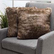 Image result for Faux Fur Throw Pillows