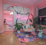 Image result for Neon 80s Room