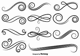 Image result for Swirly Line Silhouette