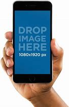Image result for iPhone 6 Plus Black with Screen On PNG
