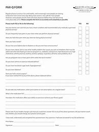 Image result for Par Q Forms for Pole