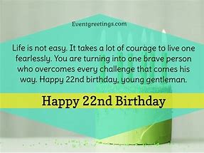 Image result for 22nd Birthday Quotes