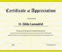 Image result for School Appreciation Certificates