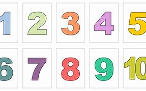 Image result for 8 Large Numbers to Print