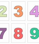 Image result for Number Cutouts 1-10