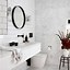 Image result for Black Marble Floor Tiles Bathroom