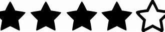 Image result for 4 Star Rating Icon.png