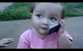 Image result for Funny Babies Talking On Phone