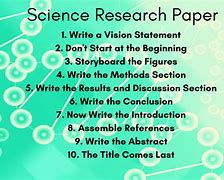 Image result for Scientific Research Paper Format