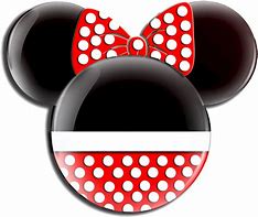 Image result for Red Minnie Mouse Circle