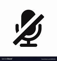 Image result for Microphone Off Icon