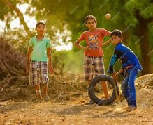 Image result for Cricket Girls Playing Indian Kids