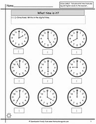 Image result for 5th Grade Time Worksheets