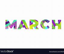 Image result for The Word March Clip Art
