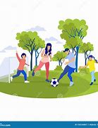 Image result for Family Playing Sports Cartoon