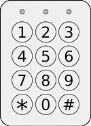Image result for White Keypad Phone