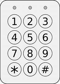 Image result for 90s Cell Phone Keypad Printable