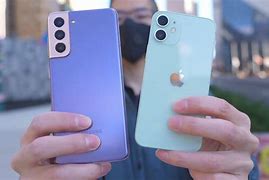 Image result for S21 vs iPhone 12