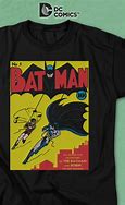 Image result for Batman Comic Book T-Shirt