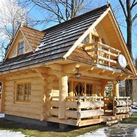 Image result for Small Log Cabin Plans