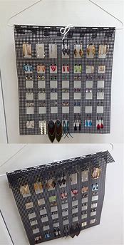 Image result for DIY Plastic Canvas Earring Holder