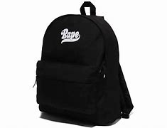 Image result for Black BAPE Backpack