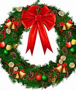 Image result for Transparent Christmas Wreath Clip Art