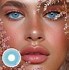 Image result for Blue Coloured Contact Lenses