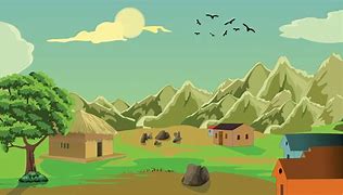 Image result for Country Village Cartoon