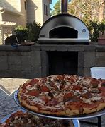 Image result for Cooking in a Wood Fired Pizza Oven