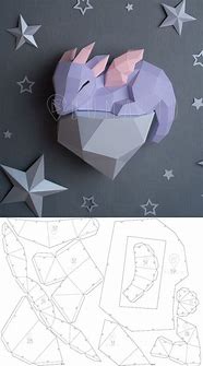 Image result for Ceberus Low Poly Papercraft Template
