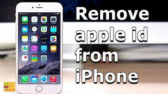 Image result for How to Remove Apple ID From Unactivated Phone