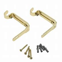 Image result for Curtain Rod Hardware Brackets